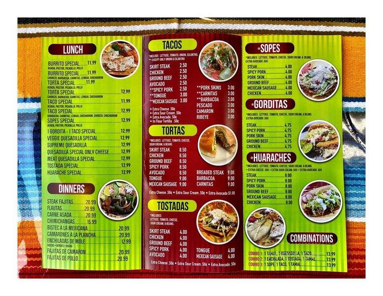 El Burrito Bravo - Gurnee, IL menu_pic