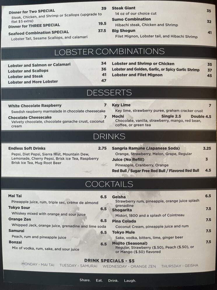 Izakaya 88 - Rockford, IL menu_pic