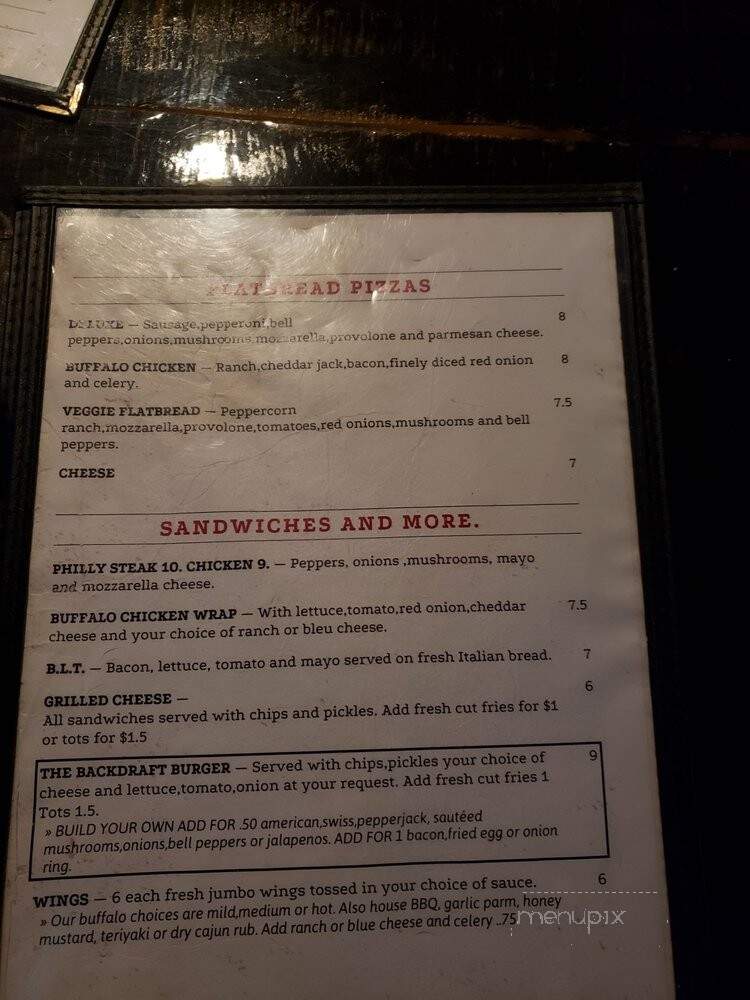 Alexander's Billiards - North Olmsted, OH menu_pic