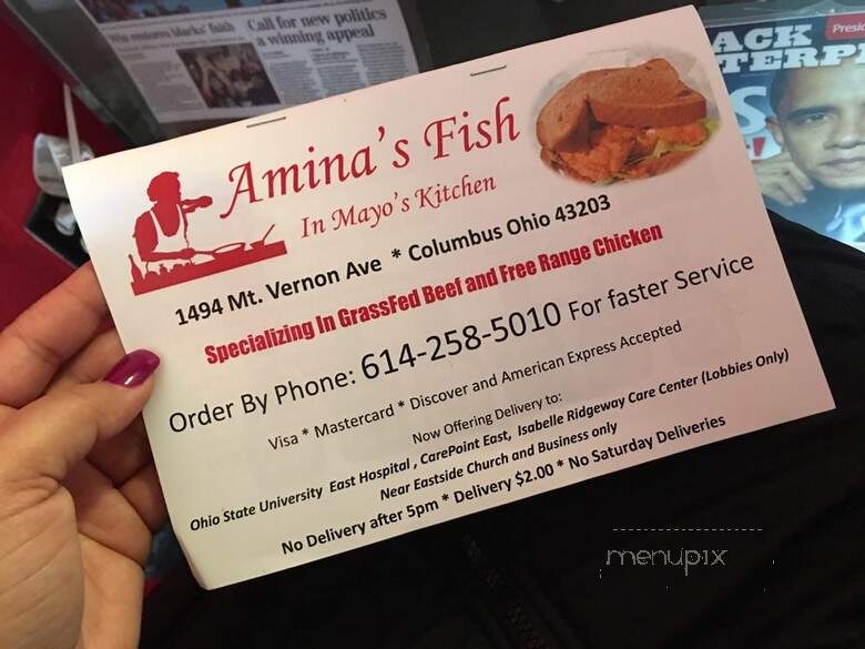 Amina's Kitchen - Columbus, OH