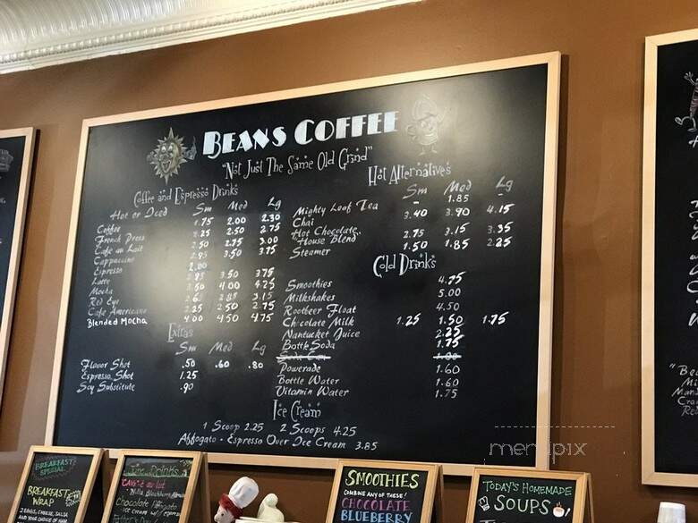 Beans - Chardon, OH menu_pic