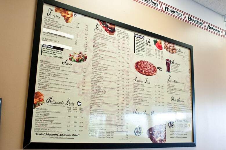 Bellacino's Pizza and Grinders - Gahanna, OH menu_pic