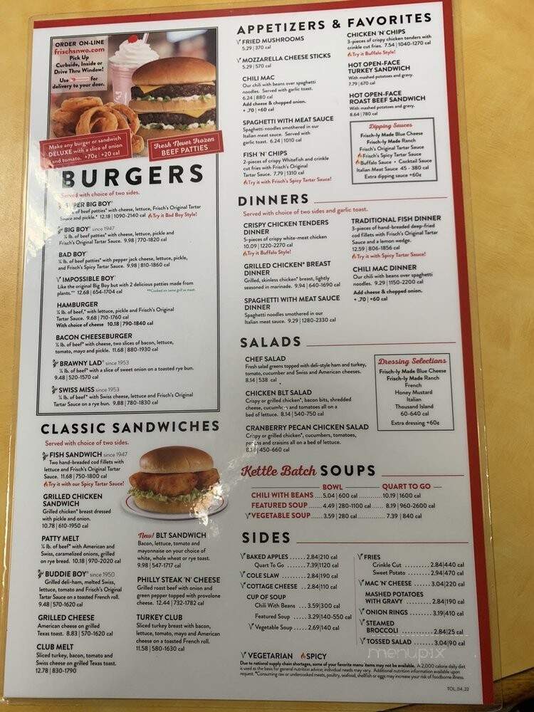Big Boy Family Restaurants - Perrysburg, OH menu_pic