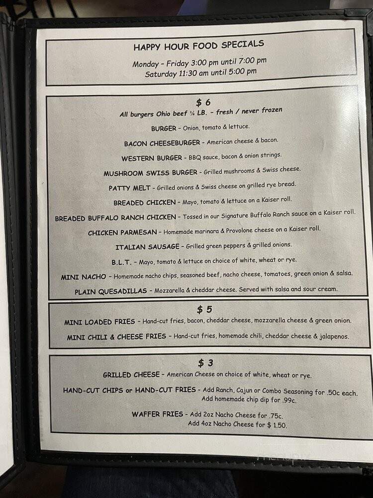 Characters - Cleveland, OH menu_pic