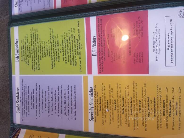 Chicago Deli & Restaurant - Cleveland, OH menu_pic
