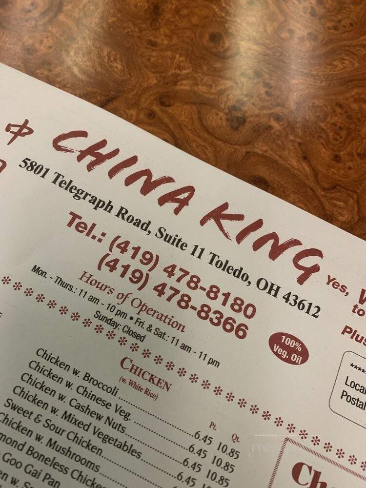 China King - Toledo, OH