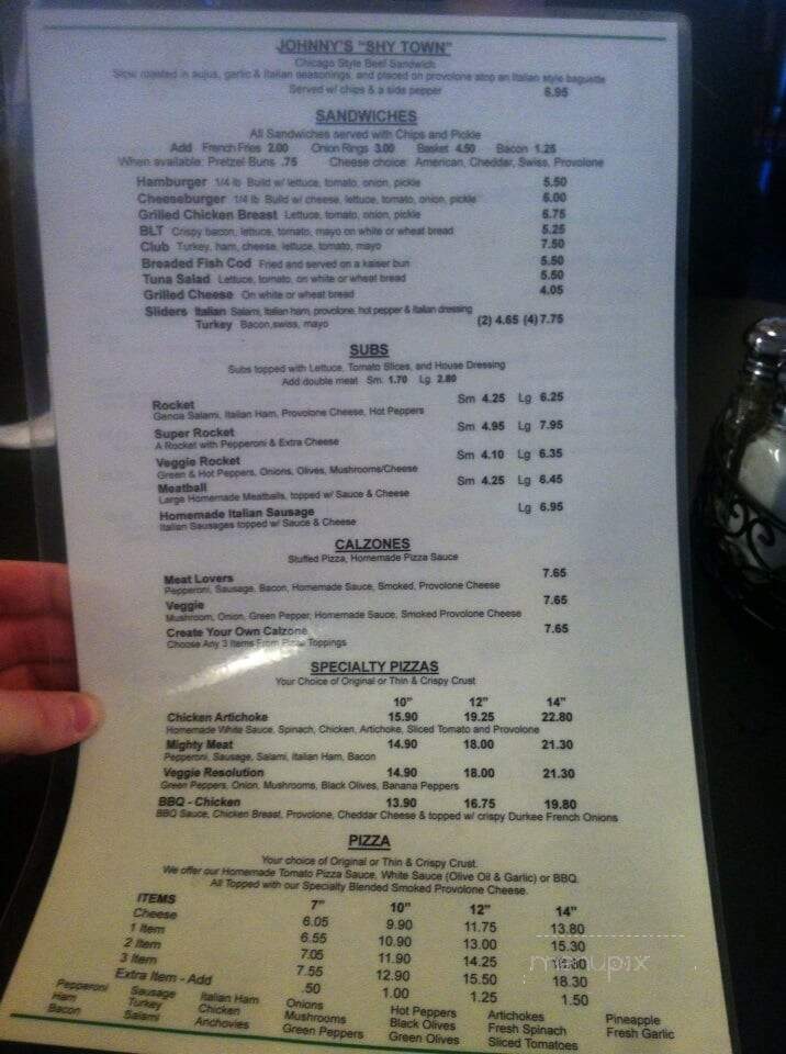 De-Arini's Villa - Columbus, OH menu_pic