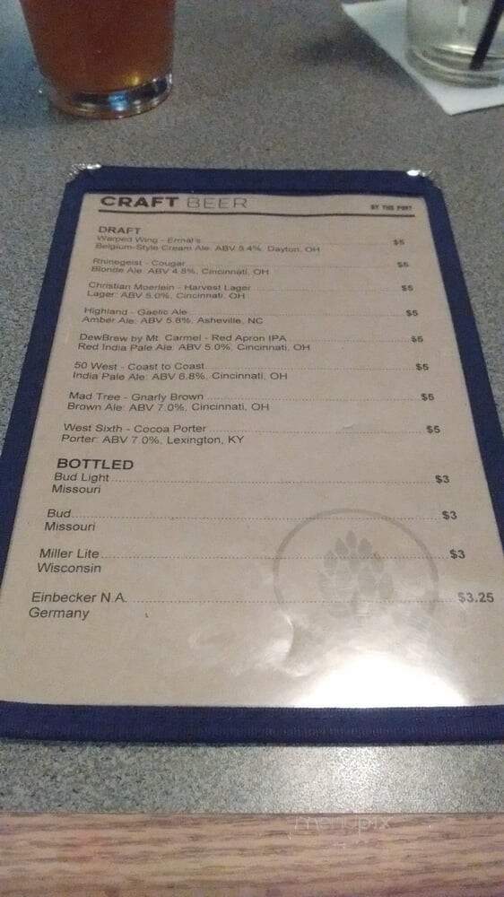 Dewey's Pizza - Cincinnati, OH menu_pic