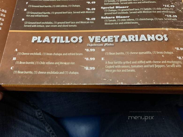 El Mexico Antiguo - Van Wert, OH menu_pic