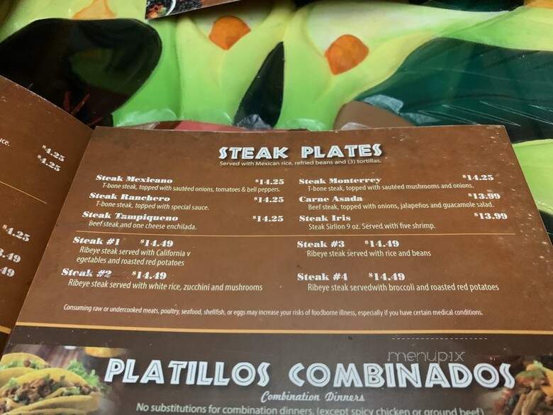 El Mexico Antiguo - Van Wert, OH menu_pic