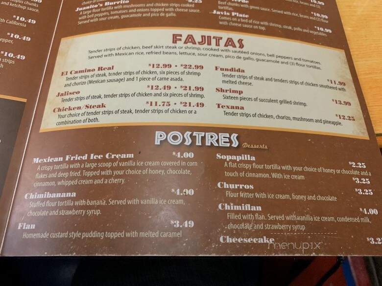 El Mexico Antiguo - Van Wert, OH menu_pic