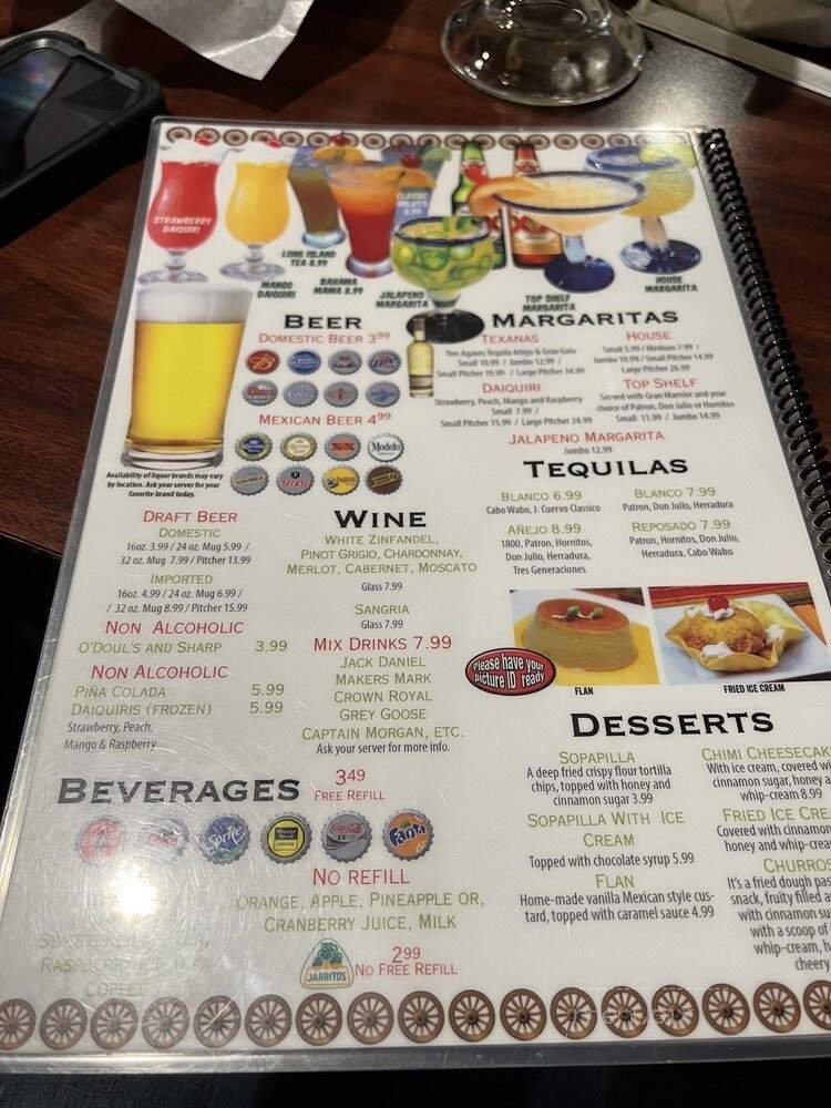 El Rancho Grande - Fairborn, OH menu_pic