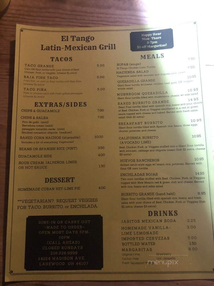 El Tango Taqueria - Cleveland, OH