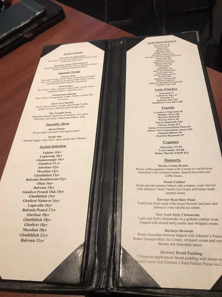 Elevator Brewery & Draught - Columbus, OH menu_pic