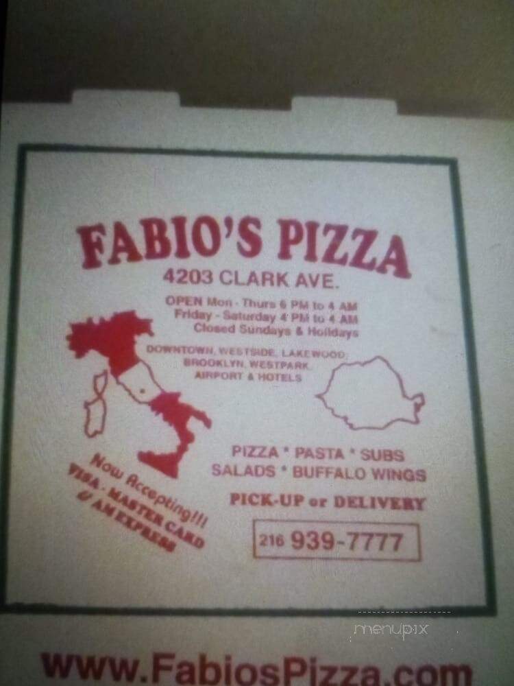 Fabios Pizza - Cleveland, OH