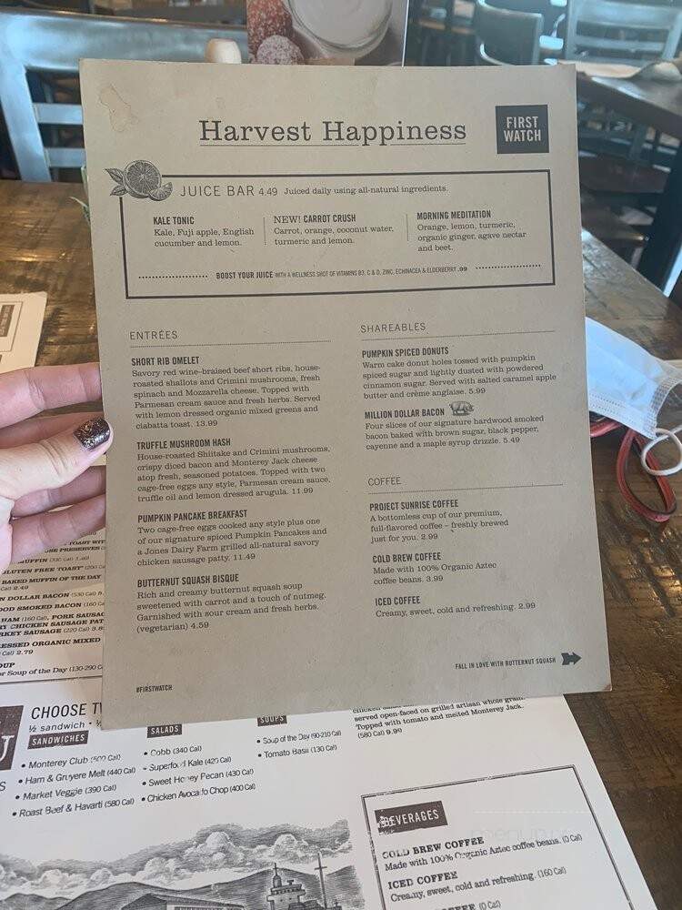 First Watch - Columbus, OH menu_pic