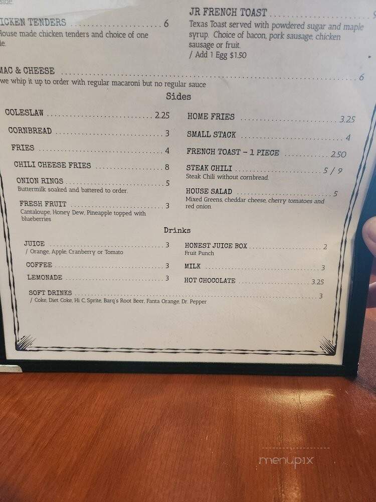 Fitzy's Old Fashion Diner - Columbus, OH menu_pic