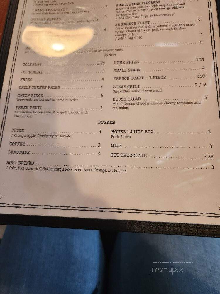 Fitzy's Old Fashion Diner - Columbus, OH menu_pic