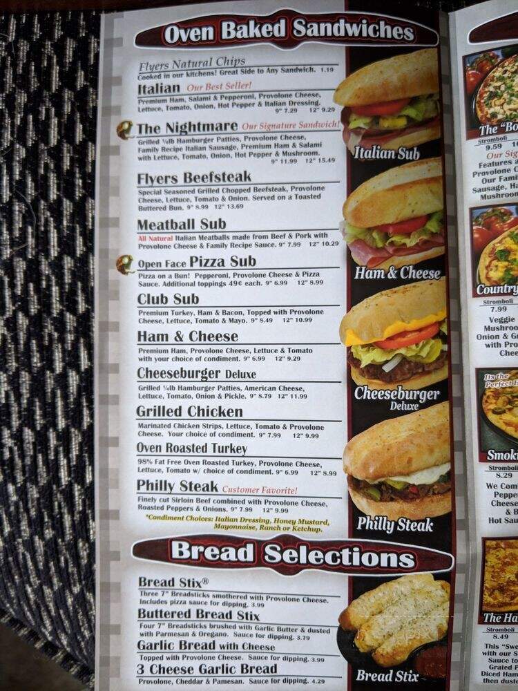Flyer's Pizza & Subs - Columbus, OH menu_pic