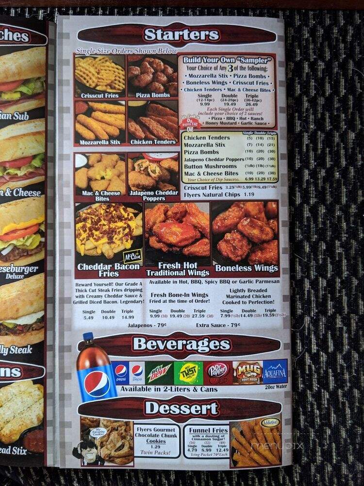 Flyer's Pizza & Subs - Columbus, OH menu_pic