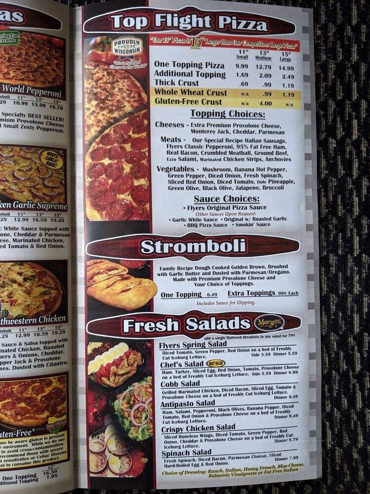 Flyer's Pizza & Subs - Columbus, OH menu_pic