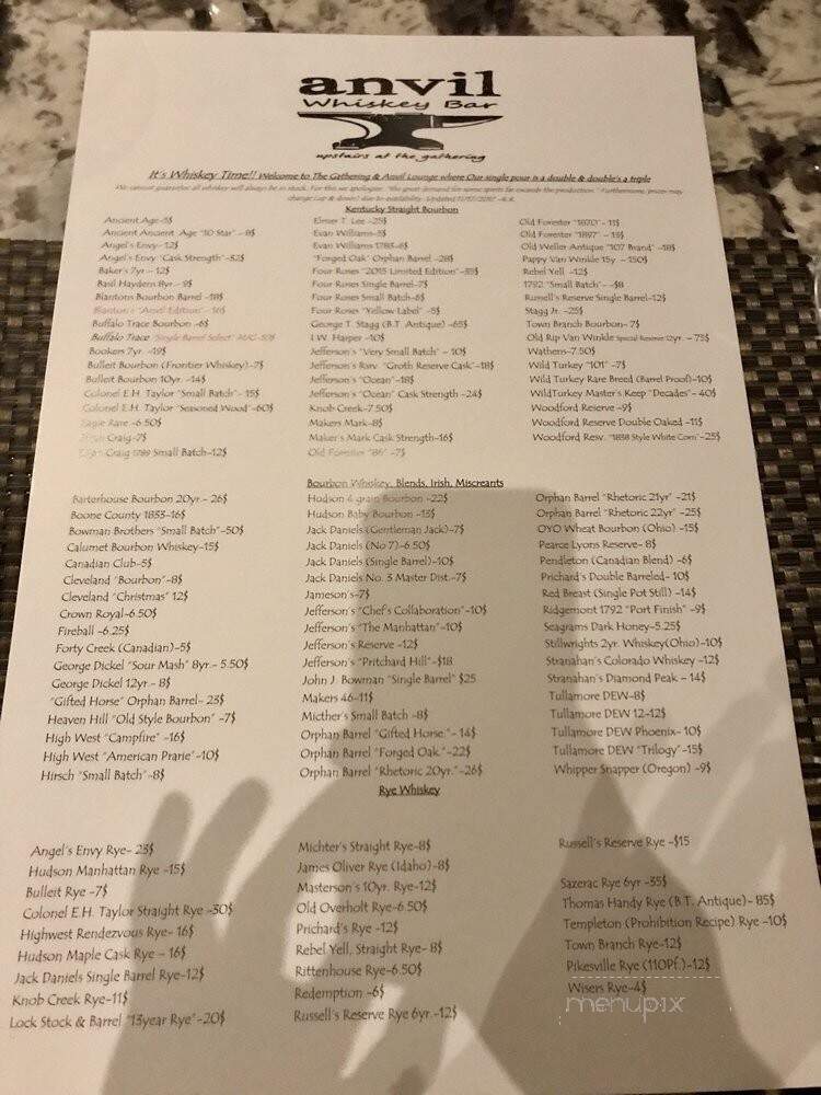 Gathering - Findlay, OH menu_pic