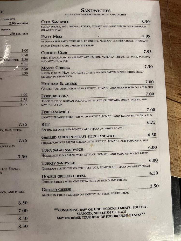 German Village Coffee Shop - Columbus, OH menu_pic
