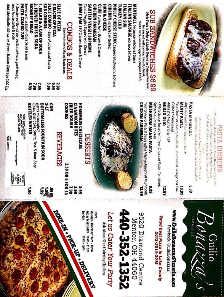 Guilio Bonazza's Pizzeria - Mentor, OH