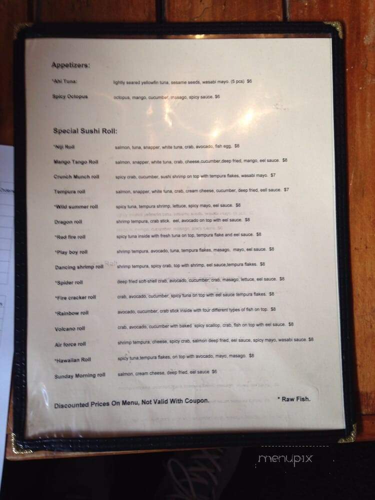 Iron Chef Grill - Cincinnati, OH menu_pic
