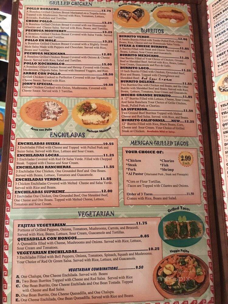 La Pinata Restaurant - Centerville, OH menu_pic