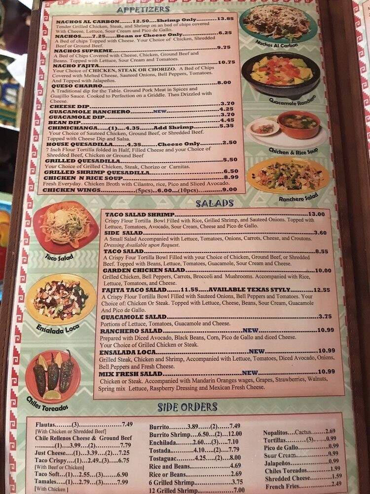 La Pinata Restaurant - Centerville, OH menu_pic