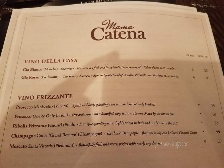 Mama Catena's Pizza - Cleveland, OH menu_pic