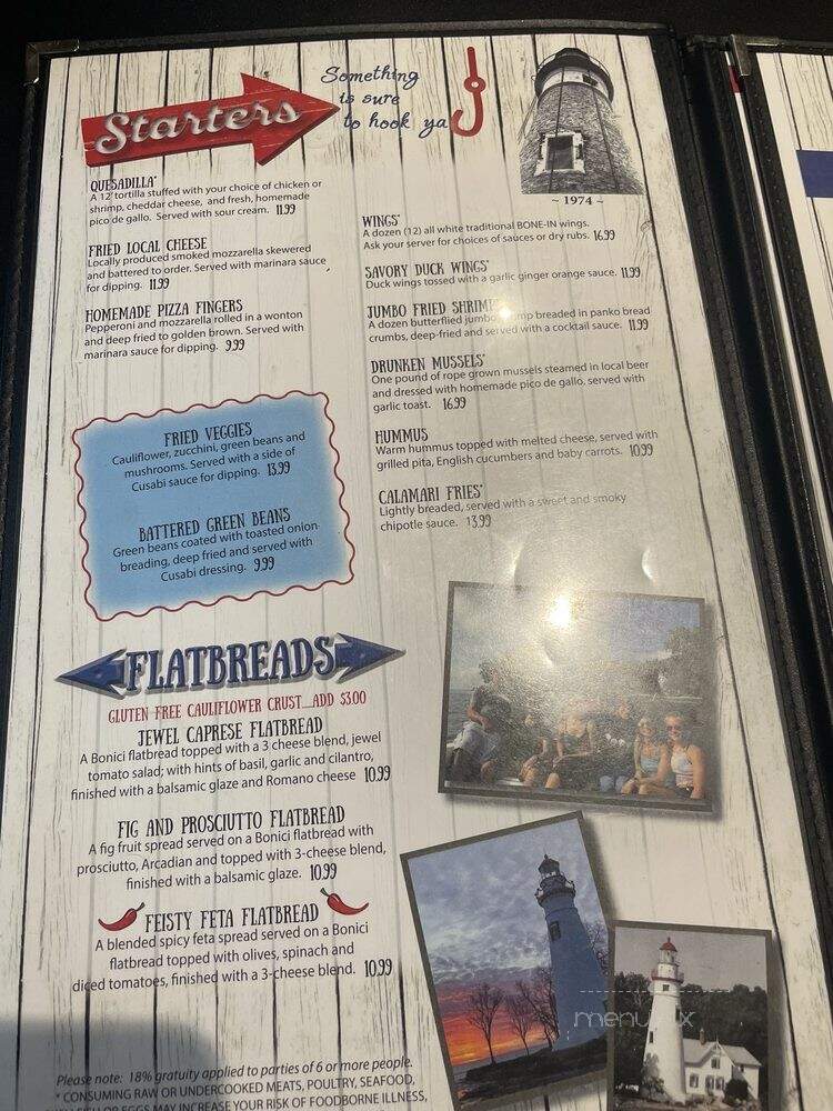 Marblehead Galley - Lakeside Marblehead, OH menu_pic