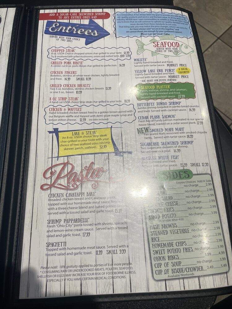 Marblehead Galley - Lakeside Marblehead, OH menu_pic