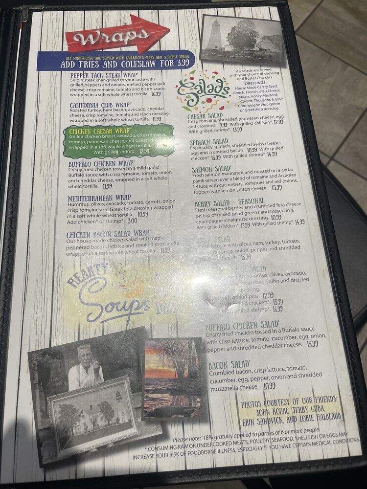 Marblehead Galley - Lakeside Marblehead, OH menu_pic