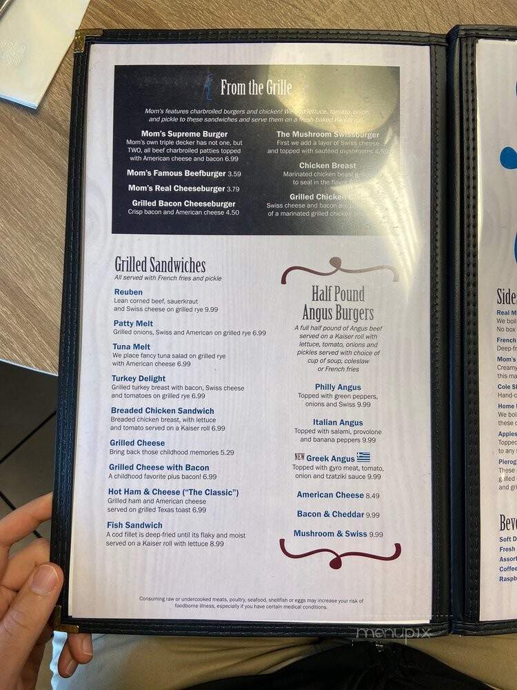 Mom's Deli & Grill - Cleveland, OH menu_pic