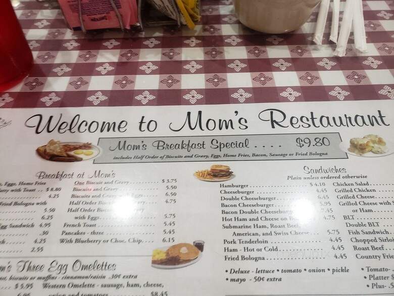 Mom's Restaurant - Lebanon, OH menu_pic