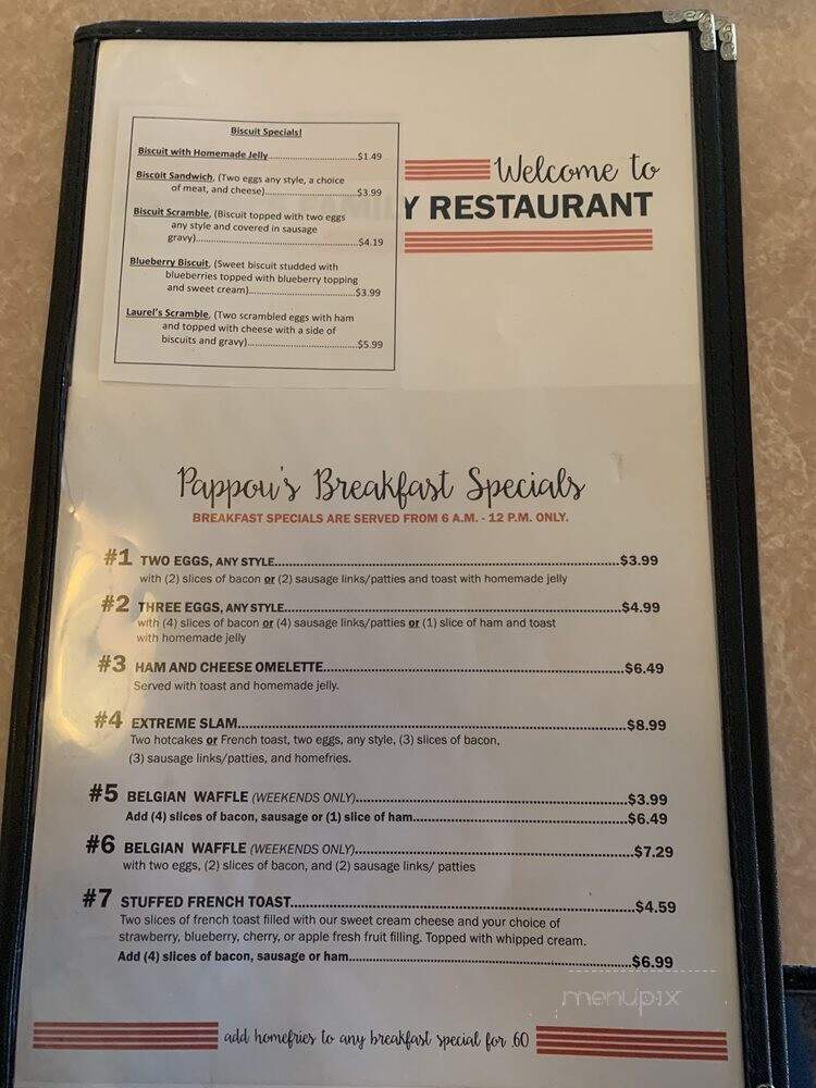 Pappou'cafe - Cleveland, OH menu_pic