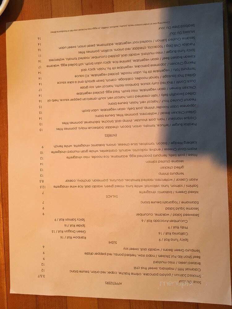 Parallax - Cleveland, OH menu_pic