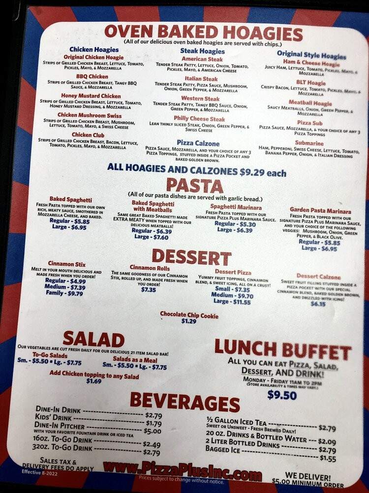 Pizza Plus - New Carlisle, OH menu_pic