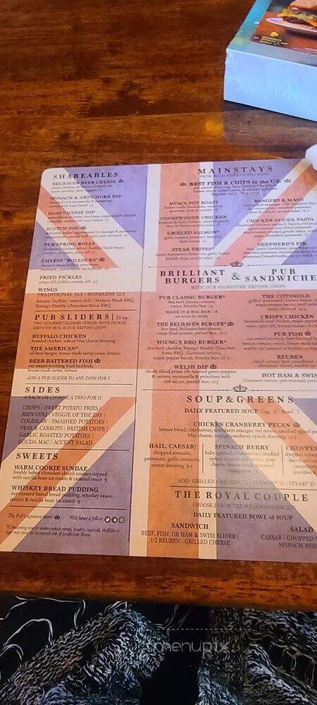 Pub - Dayton, OH menu_pic