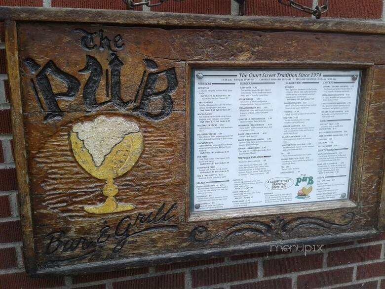 The Pub: Bar & Grill - Athens, OH menu_pic
