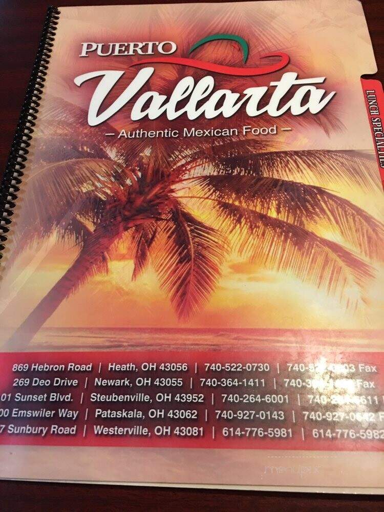 Puerto Villarta - Newark, OH menu_pic