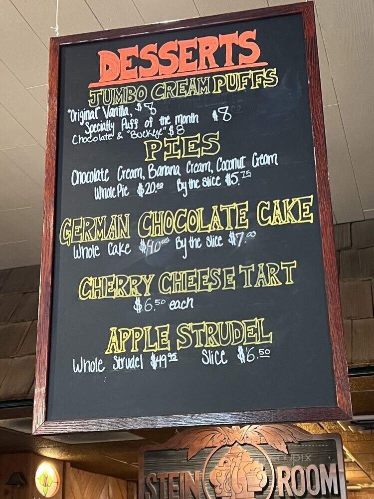 Schmidt's Restaurant - Columbus, OH menu_pic
