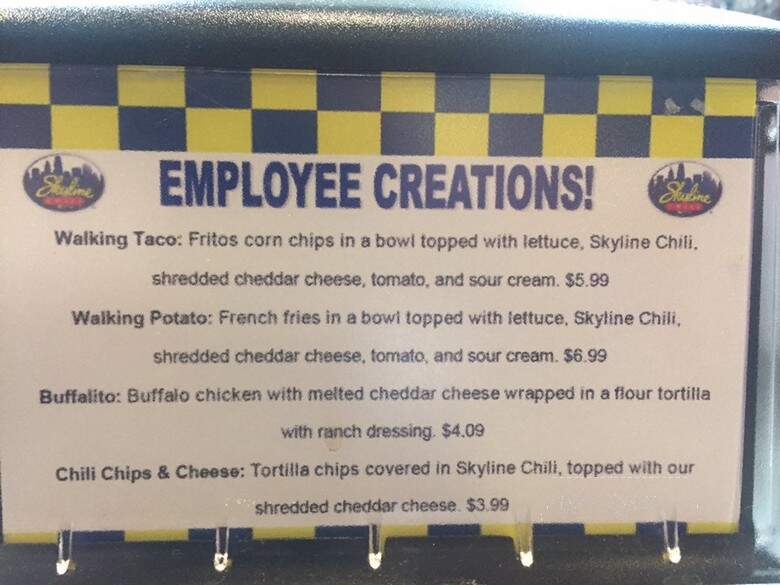 Skyline Chili - Eaton, OH menu_pic