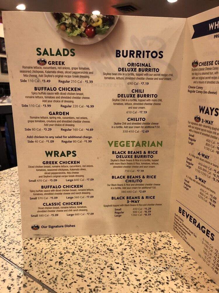 Skyline Chili - Cincinnati, OH menu_pic