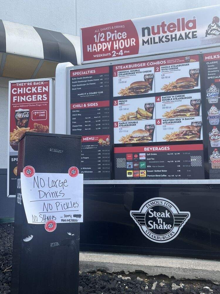 Steak 'n Shake - Columbus, OH menu_pic