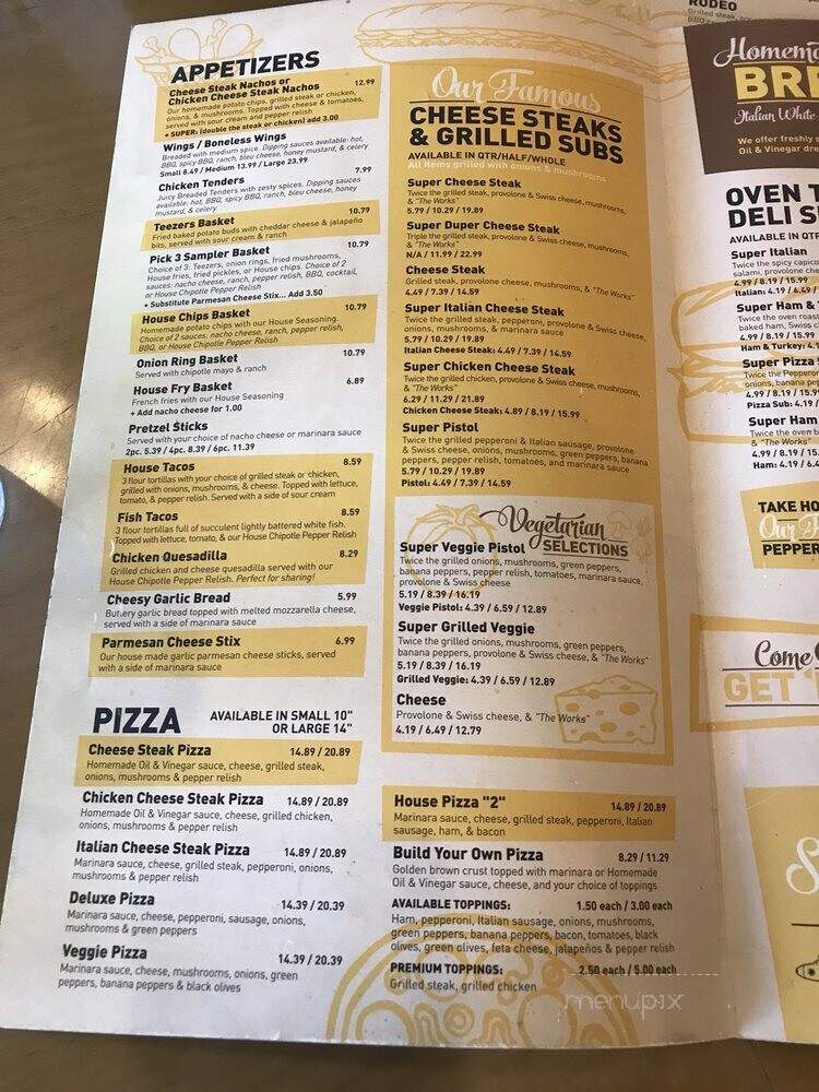 Submarine House - Dayton, OH menu_pic