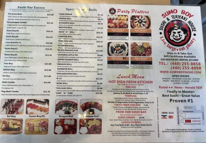 Sumoboy - Mentor, OH menu_pic