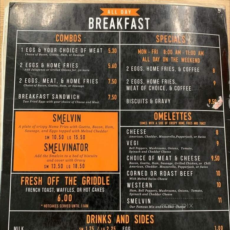 Sunnyside Grill - Cleves, OH menu_pic